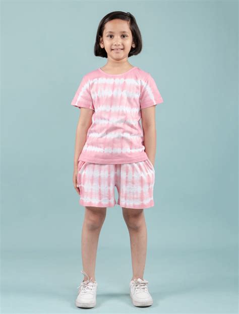 Tie-Dye Co-ord Set for Girls – Kids Summer Nightwear | Tweeny Mini