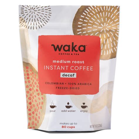 Waka Coffee Waka Quality Instant Coffee — Decaffeinated Medium India | Ubuy