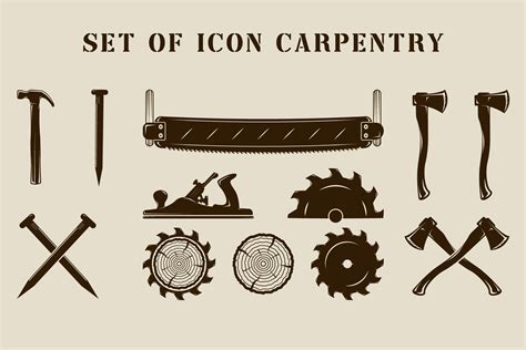 Woodworking Tools Vector