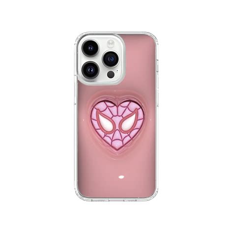 Spider Heart Bubble Pink Case – Sleek Cases | Anti Yellow Cases At 199