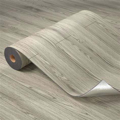 Oxdigi Peel and Stick Vinyl Flooring Roll 23"x 118"/19 Sq.Ft, Thicken ...