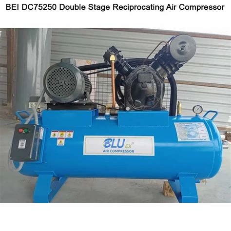 Industrial Air Compressors - BEI - 75225 -7.5HP - 225 LTR Double Stage ...
