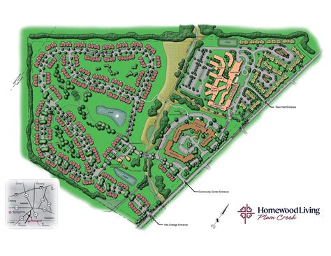 Map of Campus | Homewood Living Plum Creek