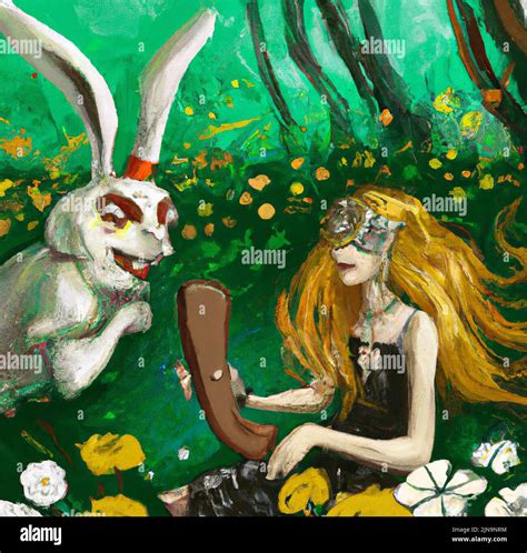 Alice in Wonderland motifs mad tea party. Lewis Carroll fairy tale with ...