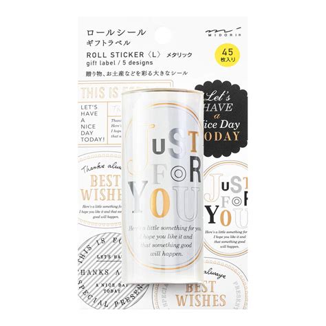 Midori 82471006 Stickers, Roll Stickers, L, Craft, Handling Notes on ...