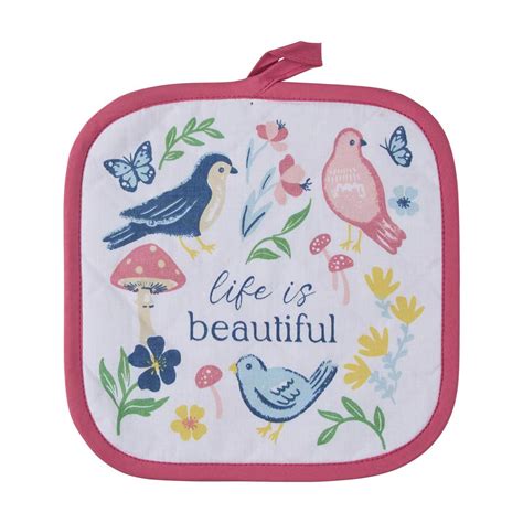 Buy True Living Charming Pot Holder, 3 Assorted Designs from Dollar ...