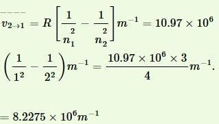 Q. 23. Using Bohr's atomic model find the wave number of Lyman series ...