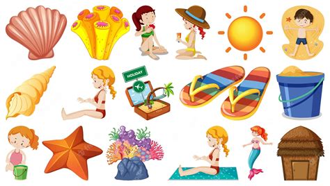 beach items #3627046 | Clipart Library