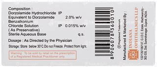 Dorzy Eye Drops 5ml - Uses, Side Effects, Dosage, Price | Truemeds