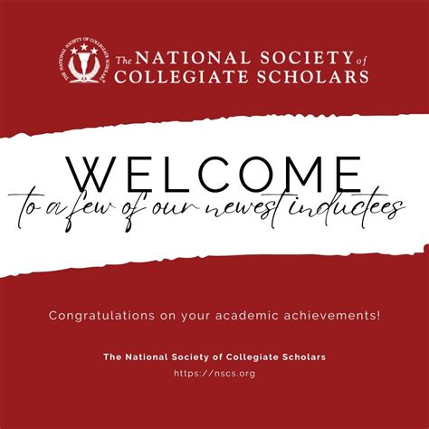 The National Society of Collegiate Scholars (NSCS) on LinkedIn: # ...