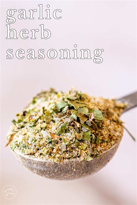 Garlic and Herb Seasoning - Sprinkles and Sprouts