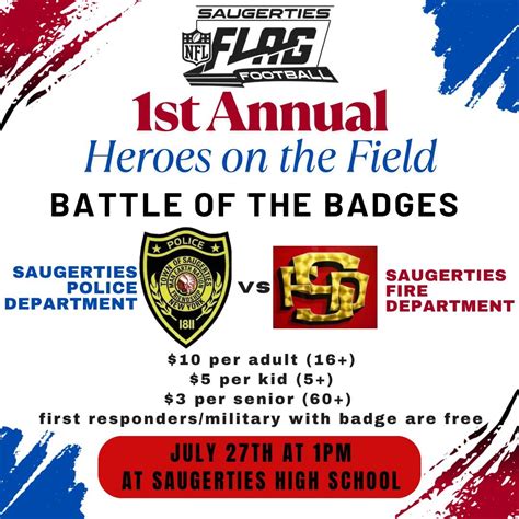 1st Annual HEROES ON THE FIELD, Saugerties High School, 27 July 2025 ...