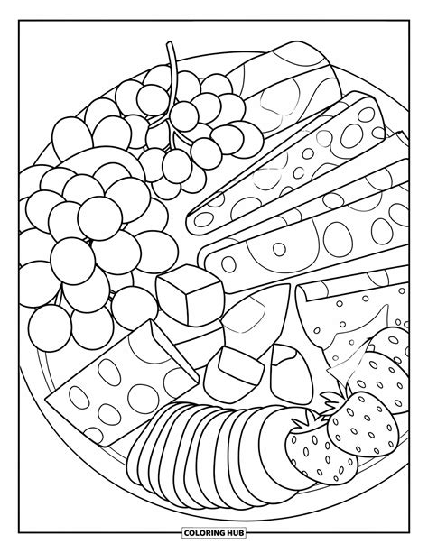 Food Coloring Pages For Kids Free