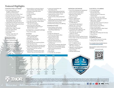 2023 Thor Vegas Flyer | Download RV brochures | RecreationalVehicles.info