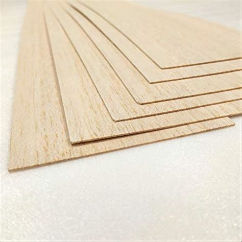 Vortex-RC 1.5MM Balsa Sheets 100x1000mm,5 Sheets per Pack, AAA+ Premium ...