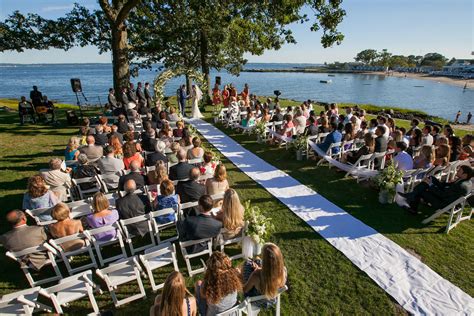 Casual Wedding at Shenorock Shore Club | Shore club, Casual wedding ...
