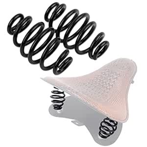 PSLER 2Pcs 3” Motorcycle Coils Spiral Seat Spring Steel Solo Seat ...