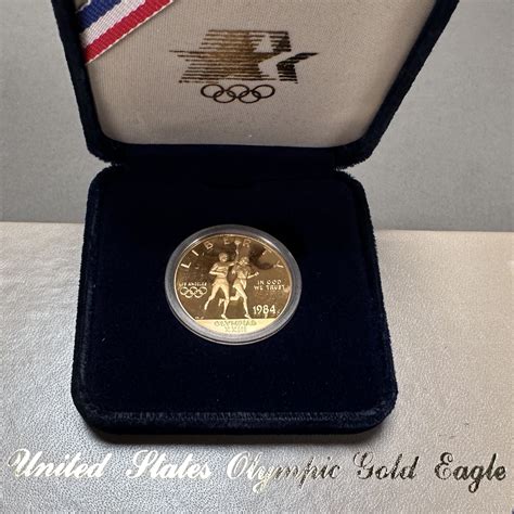 LOT 004 GOLD COIN: 1984 OLYMPIC LIBERTY 10 DOLLAR GOLD COIN IN CASE