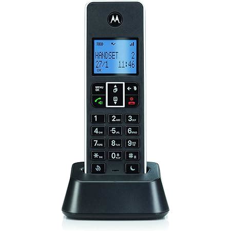 Motorola T101 Cordless Landline Phone (Black) : Amazon.in: Electronics