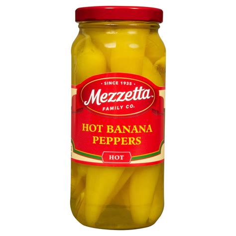 Mezzetta Hot Banana Wax Peppers - 16 oz - Walmart.com