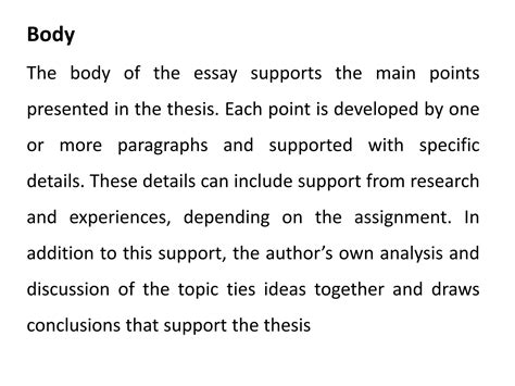 Image result for Basic Essay Structure