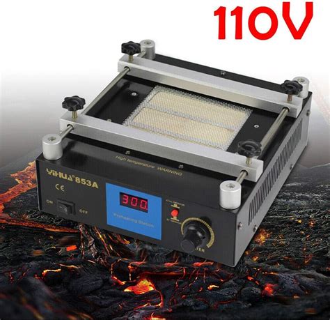Buy 600W 853A Preheating Rework Station 110V SMD PCB Preheater bga ...