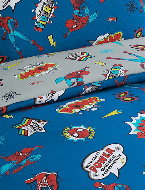 Buy Spider-Man™ Comic Cotton Blend Bedding Set at Marks & Spencer