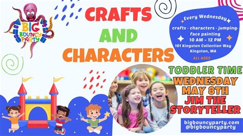 Crafts & Characters - JIM THE STORYTELLER - Wednesday, May 8th, Big ...