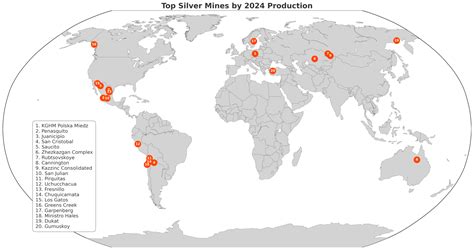 Classé: les 20 plus grandes mines du monde productrices d'argent - Le Blog Finance