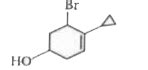 5-Bromo-2-cyclopropyl cyclohex-2-enol have correct structure is: