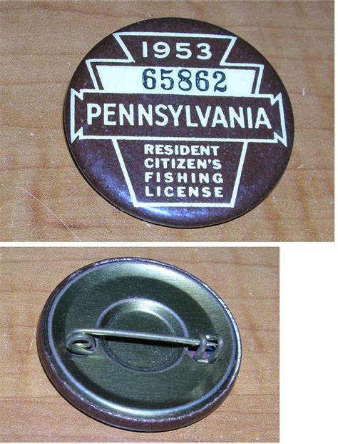 Old Fishing Licenses | Pa Vintage