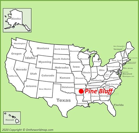 Pine Bluff Map | Arkansas, U.S. | Discover Pine Bluff with Detailed Maps