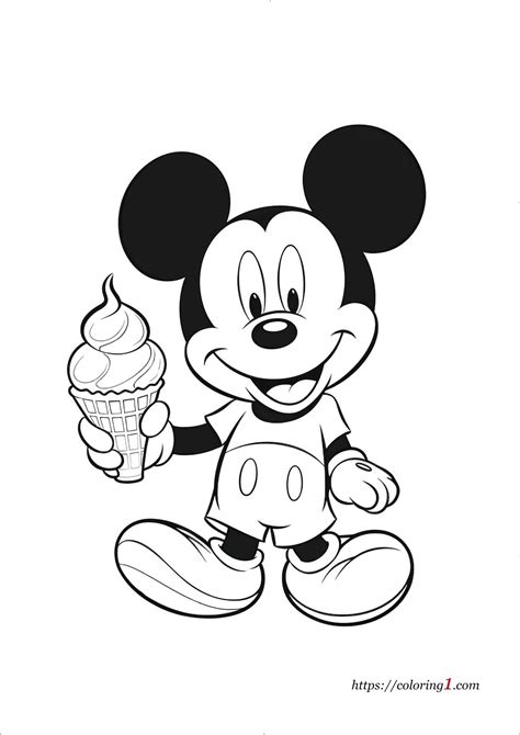 Mickey Mouse Coloring Pages - 30 Free Printable Coloring Sheets