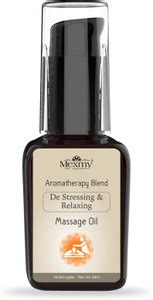 Mexmy Aromatherapy De Stressing & Relaxing Massage Oil | For Reduces ...