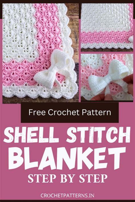 Crochet Shell Stitch Blanket For Modern Living Spaces