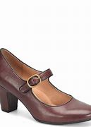 Image result for Sofft Leslie Mary Jane Rounded Toe Leather Pumps, Womens, 7M, Navy