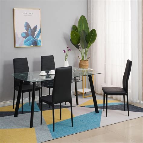 Royaloak Penang Malaysian Glass Dining Table 4 Seater | Dining Table ...