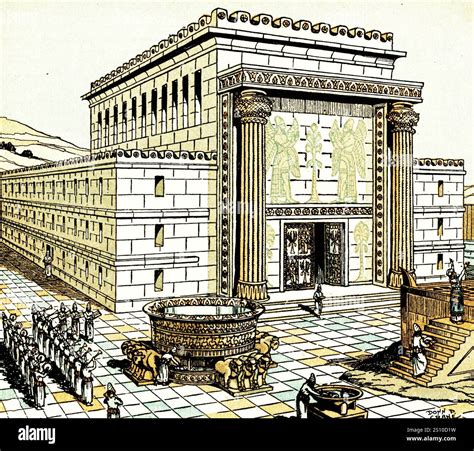 Solomon's temple facing east, c1930. By Donn Philip Crane (1878-1944). In this artists ...