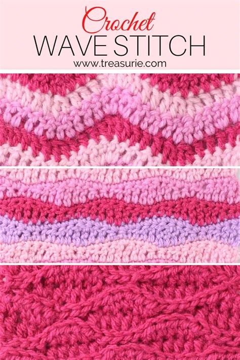 Image result for Crochet Wave Stitch Pattern