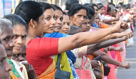 Lakhs of Kerala women form 620-km long 'renaissance' wall- The Week
