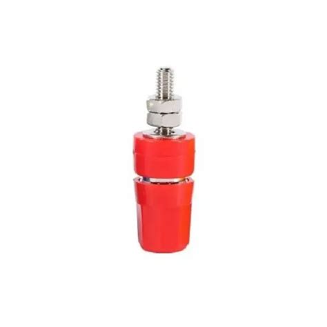 Red M4*36 Pure Copper Terminal 4mm Banana Jack Socket 20A