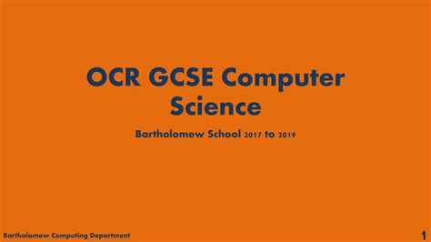 Image result for Computer Science OCR Test GCSE