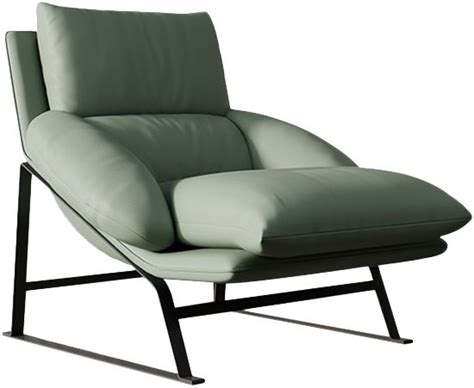柏胜家居 现代超纤皮高密度海绵碳素钢客厅大众休闲椅_设计素材库免费下载-美间设计