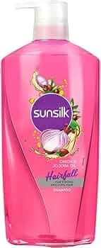 sunsilk onion & jojoba oil hair care for strong and long hair shampoo ...