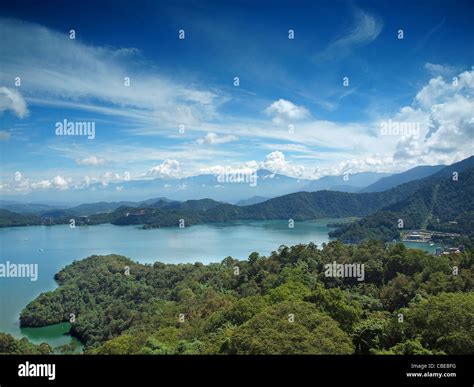 Beautiful Sun Moon Lake in Taiwan Stock Photo - Alamy