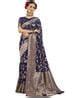 Buy Navy Sarees for Women by TRIVENI Online | Ajio.com