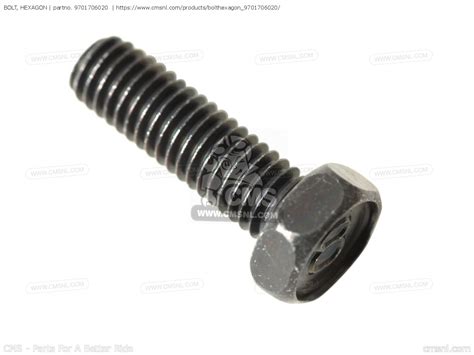 BOLT, HEXAGON for Yamaha - order at CMSNL