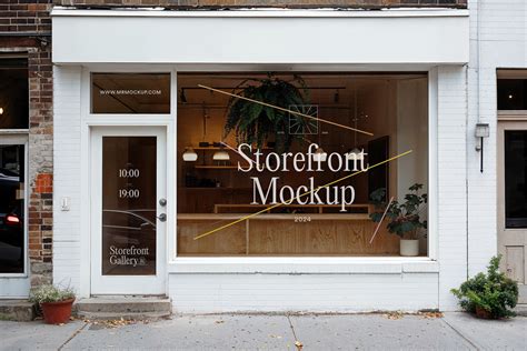 Storefront Mockups — PSD Mockups & Freebies | Mr.Mockup