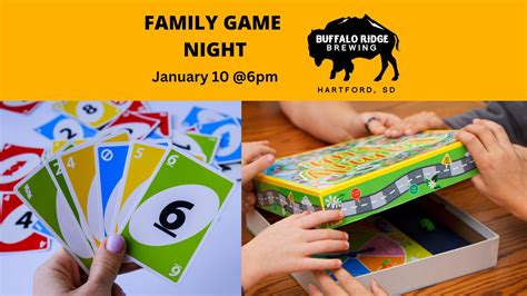 Family Game Night, 102 N Main, Hartford, SD, United States, South ...