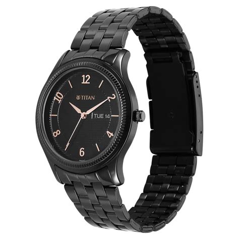 Buy Online Titan Karishma Black Dial Watch for Men - nt1824nm01 | Titan